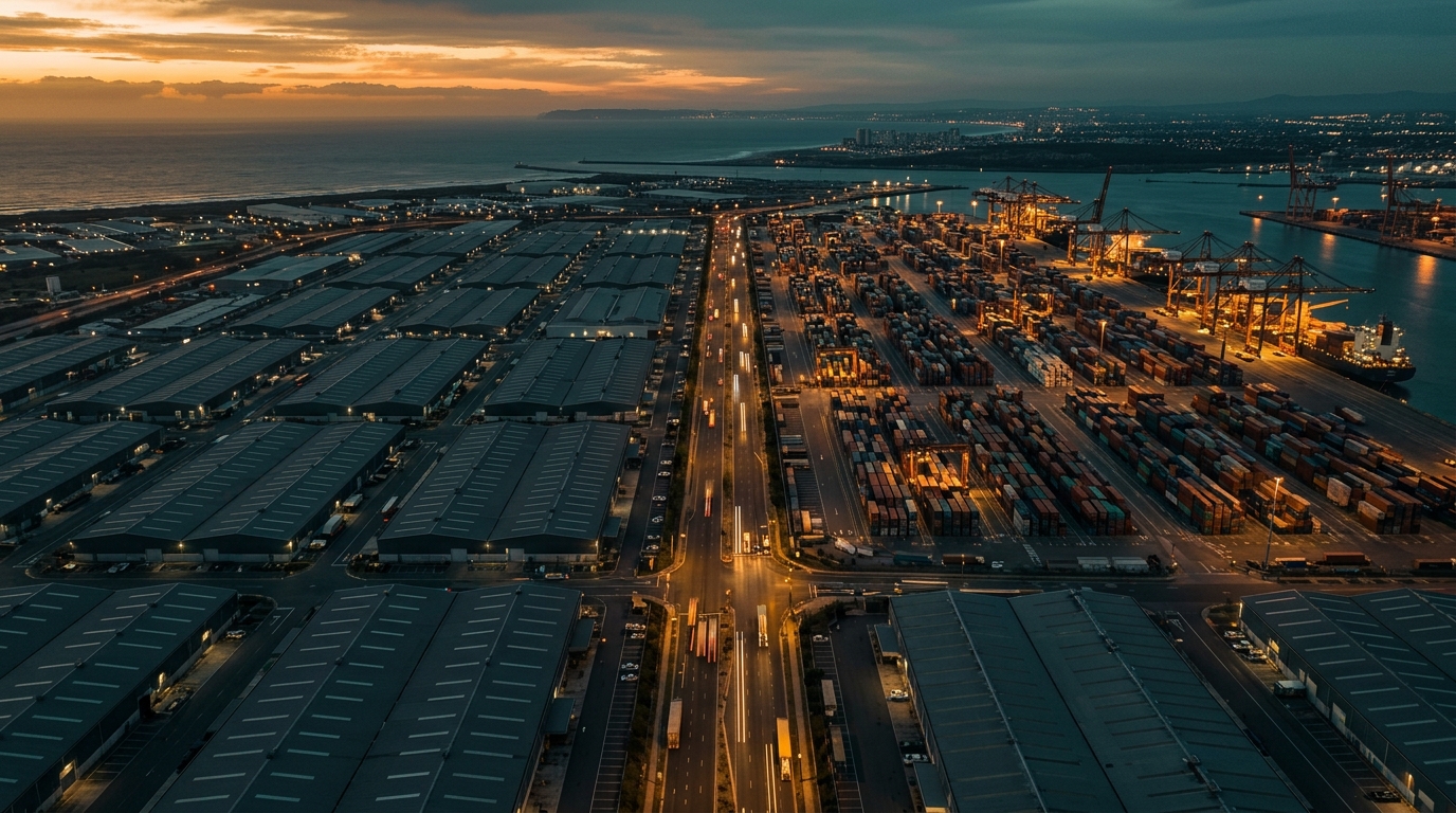 台中港工業區俯瞰